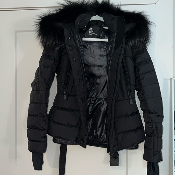 Jackets & Blazers - Moncler WMENS jacket with fur & belt